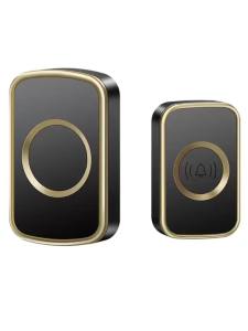 CACAZI White A98 DC Battery-Operated Wireless Waterproof Doorbell Smart 300 Meters Remote Control 60 Ringtones Outdoor Call Bell