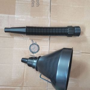JJT Multifunctional Plastic Funnel with Filter Mesh for Oil and Gas Refueling Anti-Leakage Design Easy to Use
