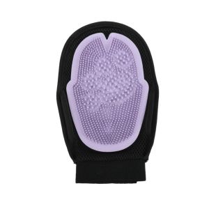 BLACKON Double Sided Dog Cat Bath Massage Gloves Pet Comb Grooming Massage Cat Deshedding Comb Reusable Removes Hairs Fur Pet Bath Brush for Dog Cat