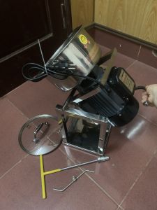 Máy xay riềng xả 750W khung INox cao cấp. Máy xay thịt cá giò chả