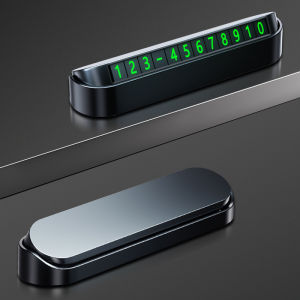 Creative Car Parking Number Temporary Parking Card Number Display Plate Parking Luminous Contact Phone Number Card Hidden Car Anti Slip