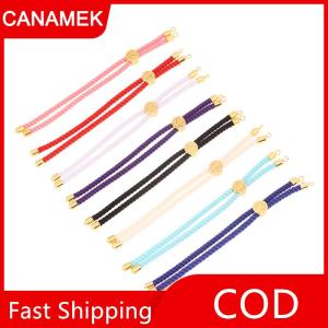 【CANAMEK】 5pcs nylon xoắn dây vòng đeo tay dây có thể điều chỉnh bện dây cho Diy Vòng đeo tay đồ trang sức làm