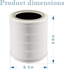 🔥Original and Authentic🔥Replacement Compatible with levoit Core 400&400S Filter Air Purifier Accessories True Original HEPA&Active Carbon High-Efficiency H13 Antibacteria Virus and Smoke Moisture and Odor Eliminator