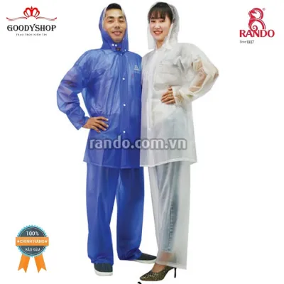 (Chất Lượng)Áo mưa Rando bộ trong màu ASPC01 thời trang và cá tính cho cả nam và nữ khi đi trong mưa.GOODYSHOP