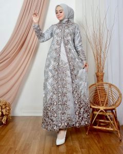 HARGA ASLI NO TIPU//Gamis Mawar thalia//MODEL BAJU GAMIS BRUKAT KONDANGAN TERBARU TERLARIS TAMPAK MEWAH ELEGAN BAHAN JATUH ADEM VIRAL KEKINIAN