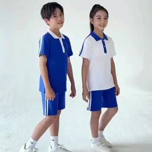 Shenzhen School Uniform Primary School Student Autumn School Uniform Male and Female Sports Suit Shenzhen Primary School Uniform Coat Ex-Factory Price