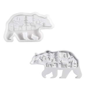 Linh hoạt mạnh mẽ Khuôn Silicone cho polars gấu chủ sở hữu thích hợp cho nhựa Epoxy và sáng tạo dự án Nguồn cung cấp