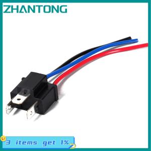 ZHANTONG 9003 H4 Bulb Socket Male Adapter Connector Car Headlight Fog Lamp Male Adapter Socket Wiring Harness Headlamp Connector