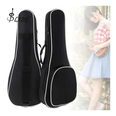 【Fast and Reliable Shipping】 SLADE 21 23 26 Inch Ukulele Bag 5mm Sponge Portable Soft Case Gig Ukulele Mini Guitar Waterproof Backpack