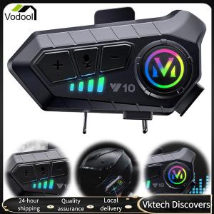 【Vodool】BT 5.3 Motorcycle Helmet Speaker Smart Noise Reduction Wireless Earphone HiFi Level Sound Quality for ATV/Snowmobile/Ski