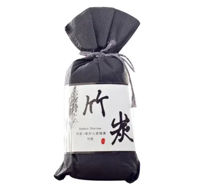 100g / 500g Bamboo Charcoal Deodorizer Bag Eliminates Odors Absorbs Moisture Prevents Mold for Car & Home