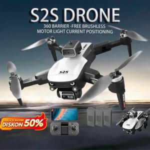 Drone S2S Mini Brushless HD Camera [2 battery]