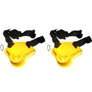 2 cái dây đai câu cá Rod chủ câu cá điều chỉnh được chiến đấu thắt lưng eo thuyền Cần câu chủ chuyên nghiệp dụng cụ câu cá