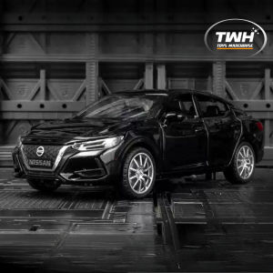 TWH DIECAST NISSAN SYLPHY SKALA 1:32 KOLEKSI PREMIUM + BOX AKRILIK MAINAN HOBI ANAK DAN KADO