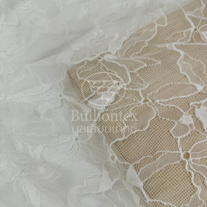 ผ้าลูกไม้วิกตอเรียน Victorian Lace สัมผัสนุ่ม ยืดหยุ่น โปร่งบาง ระบายอากาศได้ดี ขนาด 1 หลา