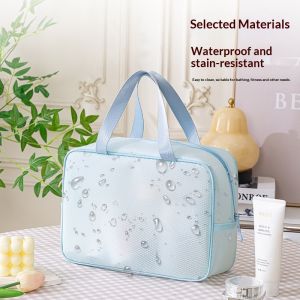 กระเป๋าใส่เครื่องสำอาง EVA กันน้ำความจุสูงสำหรับการเดินทางยิมและการใช้งานประจำวัน-โซลูชันการจัดเก็บที่ทันสมัยและพกพาได้