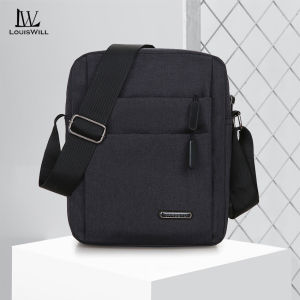 LouisWill Men Bags Men Shoulder Bag Messenger Travel Bag Waterproof Business Bag Large Capacity Bag Lightweight Casual Bag Fashion Sport Crossbody Bag for Student Teenager