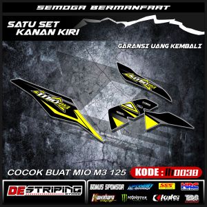 IH0038 Stiker Mio M3/Z Decal Striping Standar Keren Mio M3/Z Premium Racing Bisa Request Stiker Mio M3 Hologram