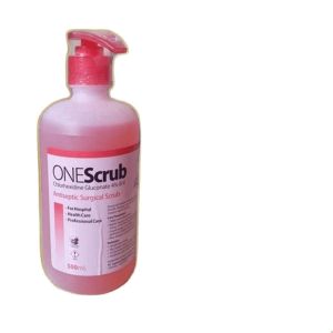 OneScrub OneMed 4% Hand Scrubs + Dispenser 500 ml