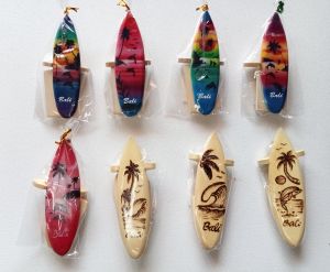 Stand surfing 12cm warna souvenir Bali