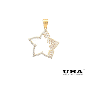 M1604 Mặt và Dây chuyền nữ thiết kế hình ngôi sao trẻ trung cá tính UHA