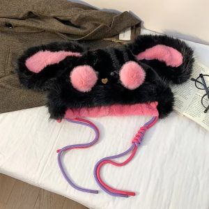 Mũ len tai thỏ đội đầu mới nhất 2024