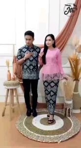 (BISA COD) COUPLE SETELAN KEBAYA BATIK/KEBAYA MODERN/COUPLE BATIK