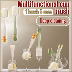 Cup Brush Deep Cleansing Rinse Without Leaving Oil Stains Durable Five-in-one not Easily Deformed