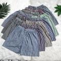 Combo 10 Quần Đùi Nam Quần short Nam Quần ngủ kẻ sọc mặc nhà mặc nhà thể thao Cho các bạn nam từ 45kg đến 75kg. 