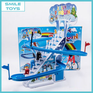 Smile - Mainan Anak Penguin Musik Track Seluncur Tangga Pinguin