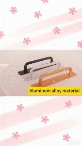 Universal Aluminum Alloy Sliding Door Handle Cabinet Wardrobe Drawer Pull Handle 1/2 Set