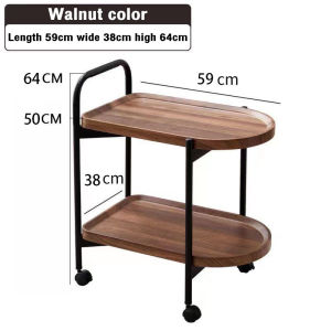 【SG Seller】Movable Bedside Table Coffee Trolley Table Living Room Table Side Table Balcony Corner Table Modern Nordic Small Table