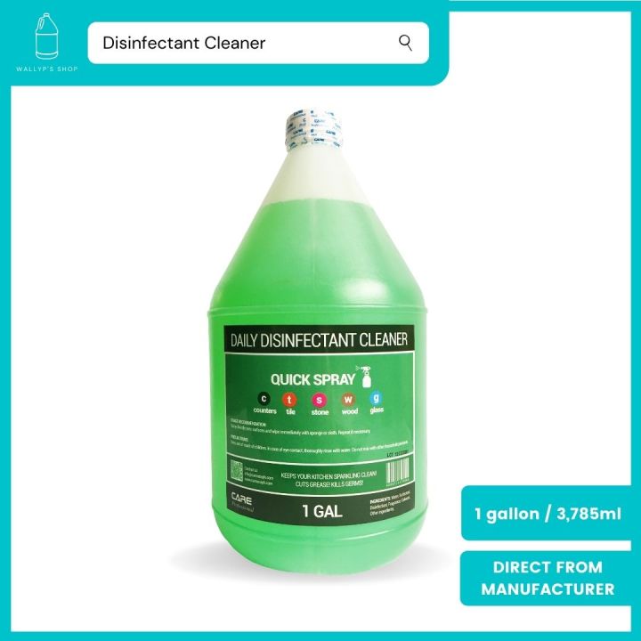 Daily Disinfectant (Quick Spray) Cleaner 1 gallon | Lazada PH