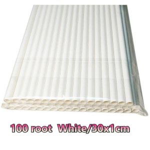 100-200 root 30X1cm thick automatic cotton candy machine super hard white/colored paper sticks