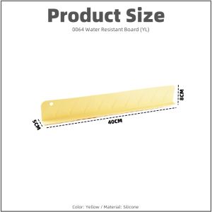 【Woody】Sink Splash Guard Premium Silicone Water Splash Guard for Sink Kitchen Island Sink Backsplash Dapur Sink Block Splashes