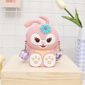 Tas Silikon Anak Dompet Koin Selempang Karakter Lucu Fashion