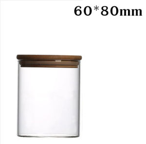 ขวดโหลสูญญากาศ โหลแก้ว ฝาไม้ไผ่กันความชื้น โถเก็บอาหาร กระปุกใส่ขนม กล่องขนม กล่องถนอมอาหารแห้ง เหมาะสำหรับเก็บและถนอมส่วนผสมต่างๆ 250/550/650/950/1300ml