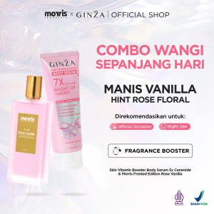 [PAKET BODY SERUM & FROSTED ISI 2] MORRIS Frosted Edition 100ml X GINZA Body Serum Bright UP Moist 180ML