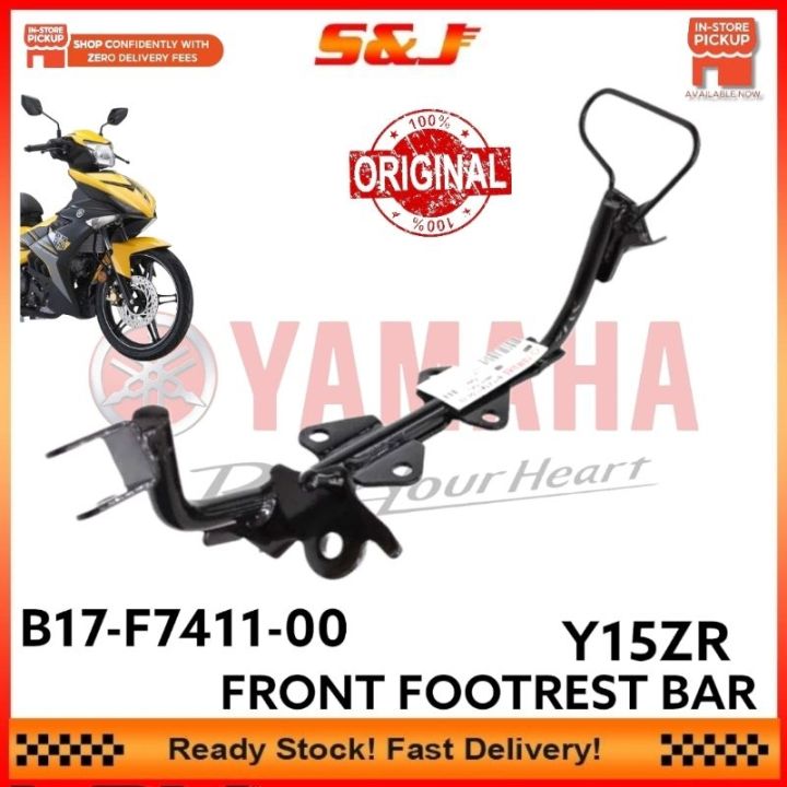 100 % ORIGINAL YAMAHA Y15 Y15ZR V1 V2 FRONT FOOTREST BAR B17-7411-00