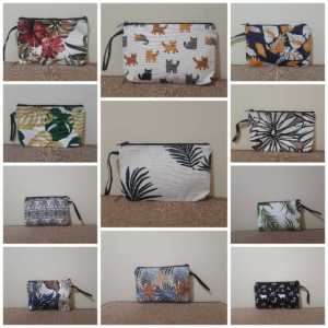 Tas Wanita Kain kanvas - Tas Jinjing Tali Sumbu - Tas Mukena Serbaguna - Tas Handbag Kanvas Motif