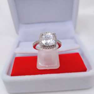 Cincin Silver Wanita Aksesoris Fashion Awet Tahan Lama Anti Karat Cocok Untuk Harian G4-C8 D