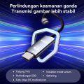 Jovitech USB Type C to HDMI Converter Kabel Adapter Kabel Type C to HDMI 4K UHD Converter Hp ke TV PD 100W Fast Charging - DC31. 
