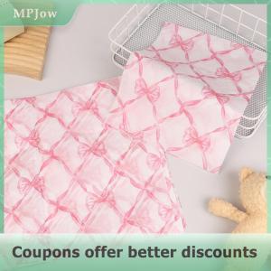 【MPJow】 10pcs Bowknot Sydney Paper Hand-Kneaded Paper Cotton Paper Bouquet Flower Wrapping Paper Flower Wrapping Paper Cake Baking Gift