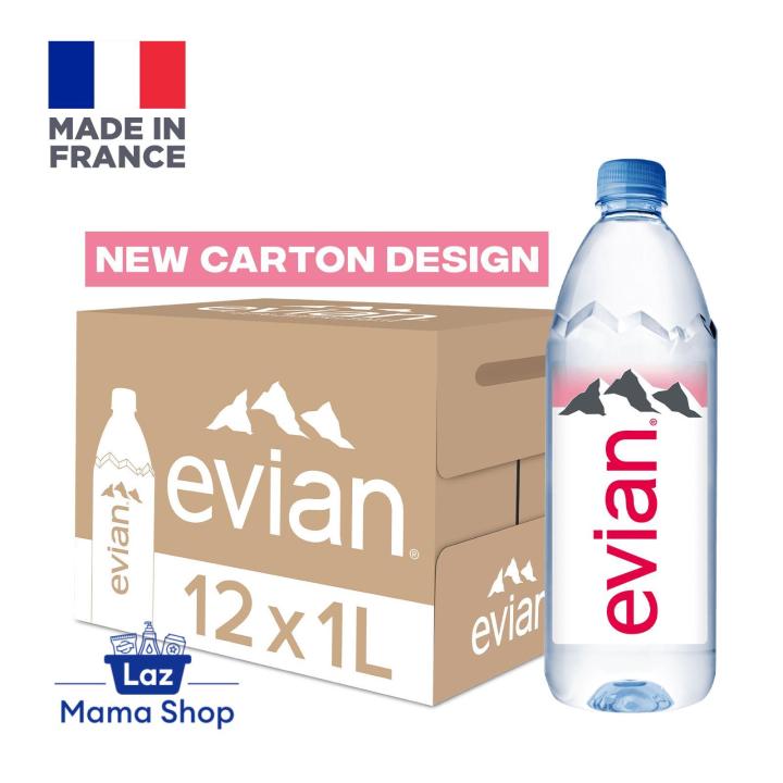 Evian Natural Mineral Water 12 x 1L Lazada Singapore