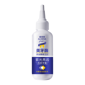 Aliceva Purple Light Toothpaste for Stain Removal Freshens Breath Clean Teeth Whitening Agent against Tobacco and Tea Stains