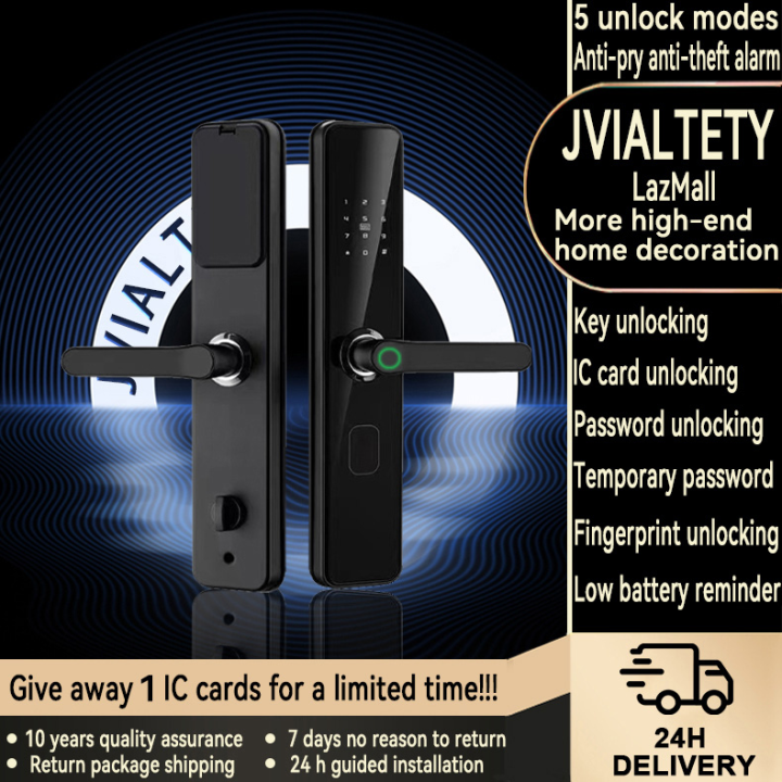 JVIALTETY Smart door lock Smart doorknob Door knob for bedroom Door