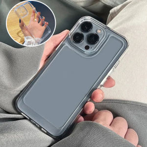 Luxury Clear Space Clear Phone Case For iPhone 15 11 12 13 14 16 Pro Max X XS Max XR 7 8 Plus SE 2020 2022 Crystal Transparent With Camera Protector Cover