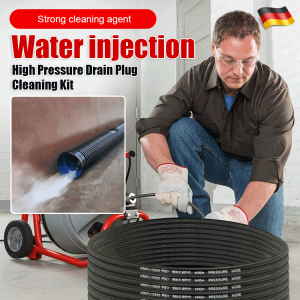 &quotOne Flush Clean&quot Water Rat Nozzle High-Pressure Drain Cleaning Set High Pressure Pipe Dredging Cleaning Nozzle Home Accesories