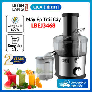 Máy Ép Trái Cây Đa Năng LEBENLANG LBEJ3468 Chính Hãng Công Suất 800W Dung Tích 1100ml Ép Kiệt Đến 99% - Bảo Hành 24 Tháng