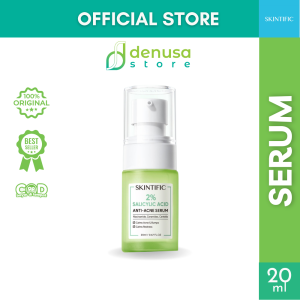 SKINTIFIC Salicylic Anti Acne Serum Centella Toner Sunscreen Gel Moisturizer Mugwort Micellar Water